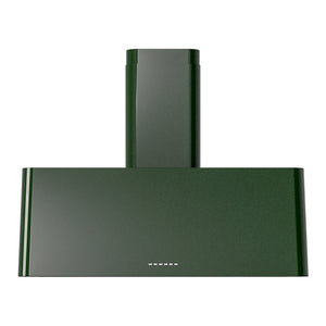 ILVE Nostalgie II 36-Inch Chimney Wall-Mount Ducted Range Hood, 600 CFM, Emerald Green, UAG36EG