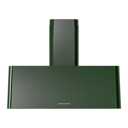 ILVE Nostalgie II 36-Inch Chimney Wall-Mount Ducted Range Hood, 600 CFM, Emerald Green, UAG36EG