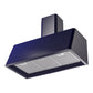 ILVE Nostalgie II 36-Inch Chimney Wall-Mount Ducted Range Hood, 600 CFM, Midnight Blue, UAG36MB