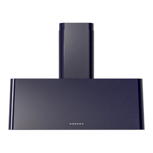ILVE Nostalgie II 36-Inch Chimney Wall-Mount Ducted Range Hood, 600 CFM, Midnight Blue, UAG36MB