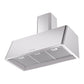 ILVE Nostalgie II 36-Inch Chimney Wall-Mount Ducted Range Hood, 600 CFM, Stainless Steel, UAG36SS
