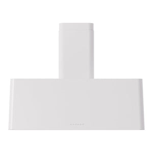 ILVE Nostalgie II 36-Inch Chimney Wall-Mount Ducted Range Hood, 600 CFM, White, UAG36WH
