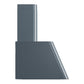 ILVE Nostalgie II 40-Inch Chimney Wall-Mount Ducted Range Hood, 600 CFM, Blue Grey, UAG40BG
