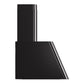 ILVE Nostalgie II 40-Inch Chimney Wall-Mount Ducted Range Hood, 600 CFM, Glossy Black, UAG40BK