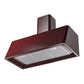 ILVE Nostalgie II 40-Inch Chimney Wall-Mount Ducted Range Hood, 600 CFM, Burgundy, UAG40BU