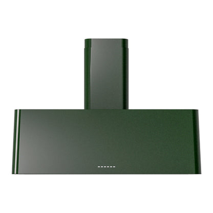 ILVE Nostalgie II 40-Inch Chimney Wall-Mount Ducted Range Hood, 600 CFM, Emerald Green, UAG40EG