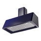 ILVE Nostalgie II 40-Inch Chimney Wall-Mount Ducted Range Hood, 600 CFM, Midnight Blue, UAG40MB