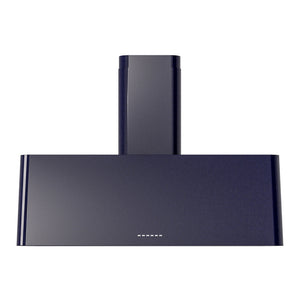 ILVE Nostalgie II 40-Inch Chimney Wall-Mount Ducted Range Hood, 600 CFM, Midnight Blue, UAG40MB