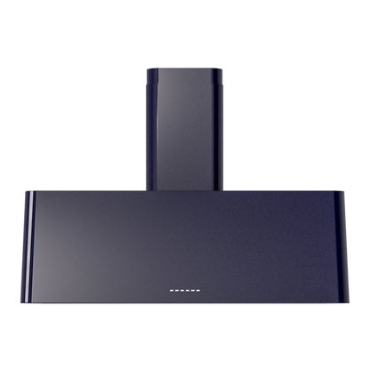 ILVE Nostalgie II 40-Inch Chimney Wall-Mount Ducted Range Hood, 600 CFM, Midnight Blue, UAG40MB