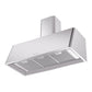 ILVE Nostalgie II 40-Inch Chimney Wall-Mount Ducted Range Hood, 600 CFM, Stainless Steel, UAG40SS