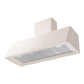 ILVE Nostalgie II 48-Inch Chimney Wall-Mount Ducted Range Hood, 850 CFM, Antique White, UAG48AW