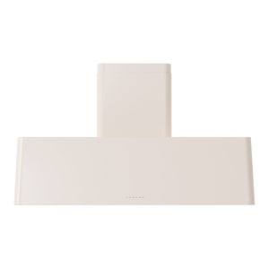 ILVE Nostalgie II 48-Inch Chimney Wall-Mount Ducted Range Hood, 850 CFM, Antique White, UAG48AW