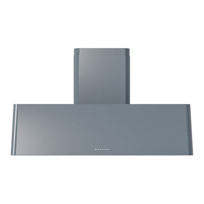 ILVE Nostalgie II 48-Inch Chimney Wall-Mount Ducted Range Hood, 850 CFM, Blue Grey, UAG48BG