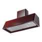 ILVE Nostalgie II 48-Inch Chimney Wall-Mount Ducted Range Hood, 850 CFM, Burgundy, UAG48BU