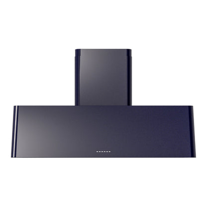 ILVE Nostalgie II 48-Inch Chimney Wall-Mount Ducted Range Hood, 850 CFM, Midnight Blue, UAG48MB