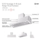 ILVE Nostalgie II 48-Inch Chimney Wall-Mount Ducted Range Hood, 850 CFM, Stainless Steel, UAG48SS