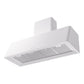 ILVE Nostalgie II 48-Inch Chimney Wall-Mount Ducted Range Hood, 850 CFM, White, UAG48WH