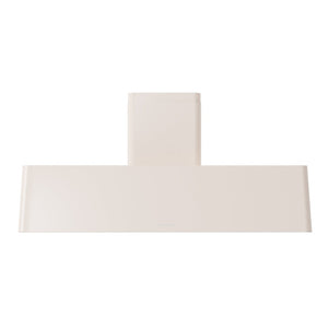 ILVE Nostalgie II 60-Inch Chimney Wall-Mount Ducted Range Hood, 850 CFM, Antique White, UAG60AW