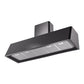 ILVE Nostalgie II 60-Inch Chimney Wall-Mount Ducted Range Hood, 850 CFM, Glossy Black, UAG60BK