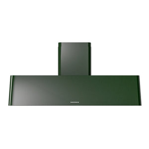 ILVE Nostalgie II 60-Inch Chimney Wall-Mount Ducted Range Hood, 850 CFM, Emerald Green, UAG60EG