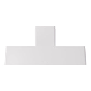 ILVE Nostalgie II 60-Inch Chimney Wall-Mount Ducted Range Hood, 850 CFM, White, UAG60WH