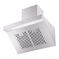 ILVE Professional Plus II 30-Inch Chimney Wall-Mount Ducted Range Hood, 600 CFM, Stainless Steel, UAGQ30SS