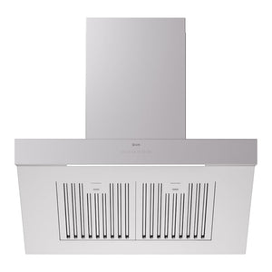 ILVE Professional Plus II 30-Inch Chimney Wall-Mount Ducted Range Hood, 600 CFM, Stainless Steel, UAGQ30SS