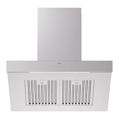 ILVE Professional Plus II 30-Inch Chimney Wall-Mount Ducted Range Hood, 600 CFM, Stainless Steel, UAGQ30SS
