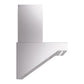 ILVE Professional Plus II 36-Inch Chimney Wall-Mount Ducted Range Hood, 600 CFM, Stainless Steel, UAGQ36SS