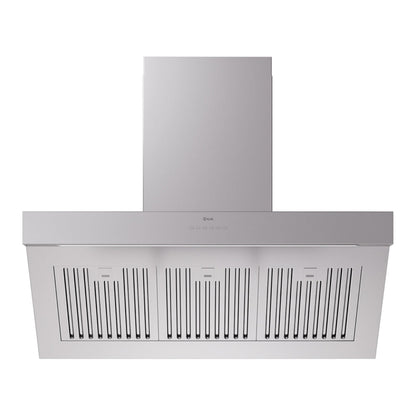 ILVE Professional Plus II 36-Inch Chimney Wall-Mount Ducted Range Hood, 600 CFM, Stainless Steel, UAGQ36SS