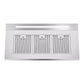 ILVE Professional Plus II 40-Inch Chimney Wall-Mount Ducted Range Hood, 600 CFM, Stainless Steel, UAGQ40SS