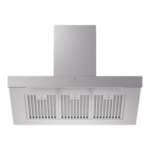 ILVE Professional Plus II 40-Inch Chimney Wall-Mount Ducted Range Hood, 600 CFM, Stainless Steel, UAGQ40SS