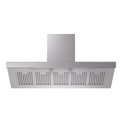 ILVE Professional Plus II 60-Inch Chimney Wall-Mount Ducted Range Hood, 600 CFM, Stainless Steel, UAGQ60SS