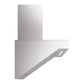 ILVE Professional Plus II 60-Inch Chimney Wall-Mount Ducted Range Hood, 600 CFM, Stainless Steel, UAGQ60SS
