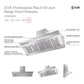 ILVE Professional Plus II 60-Inch Chimney Wall-Mount Ducted Range Hood, 600 CFM, Stainless Steel, UAGQ60SS