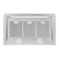 ILVE Majestic II 40-Inch Chimney Wall-Mount Ducted Range Hood, 600 CFM, Antique White, UAM100AW