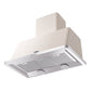 ILVE Majestic II 40-Inch Chimney Wall-Mount Ducted Range Hood, 600 CFM, Antique White, UAM100AW