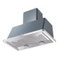 ILVE Majestic II 40-Inch Chimney Wall-Mount Ducted Range Hood, 600 CFM, Blue Grey, UAM100BG