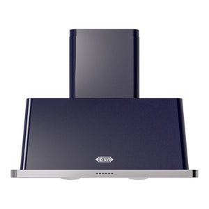 ILVE Majestic II 40-Inch Chimney Wall-Mount Ducted Range Hood, 600 CFM, Midnight Blue, UAM100MB
