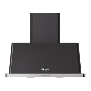 ILVE Majestic II 40-Inch Chimney Wall-Mount Ducted Range Hood, 600 CFM, Graphite Matte, UAM100MG