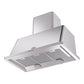 ILVE Majestic II 40-Inch Chimney Wall-Mount Ducted Range Hood, 600 CFM, Stainless Steel, UAM100SS