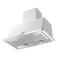 ILVE Majestic II 40-Inch Chimney Wall-Mount Ducted Range Hood, 600 CFM, White, UAM100WH