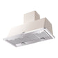 ILVE Majestic II 48-Inch Chimney Wall-Mount Ducted Range Hood, 850 CFM, Antique White, UAM120AW