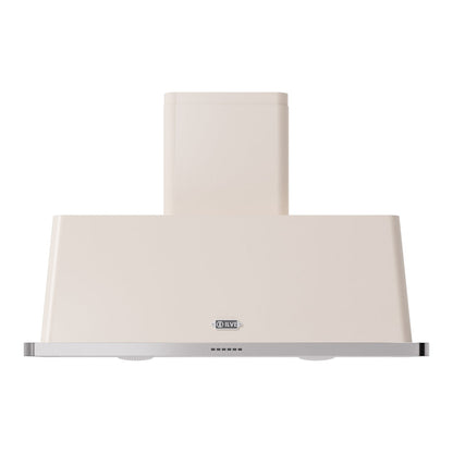 ILVE Majestic II 48-Inch Chimney Wall-Mount Ducted Range Hood, 850 CFM, Antique White, UAM120AW