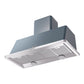 ILVE Majestic II 48-Inch Chimney Wall-Mount Ducted Range Hood, 850 CFM, Blue Grey, UAM120BG