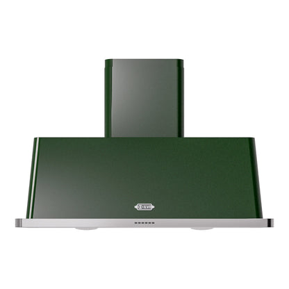 ILVE Majestic II 48-Inch Chimney Wall-Mount Ducted Range Hood, 850 CFM, Emerald Green, UAM120EG