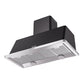 ILVE Majestic II 48-Inch Chimney Wall-Mount Ducted Range Hood, 850 CFM, Graphite Matte, UAM120MG