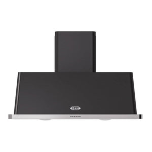 ILVE Majestic II 48-Inch Chimney Wall-Mount Ducted Range Hood, 850 CFM, Graphite Matte, UAM120MG