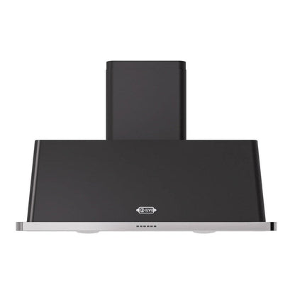ILVE Majestic II 48-Inch Chimney Wall-Mount Ducted Range Hood, 850 CFM, Graphite Matte, UAM120MG