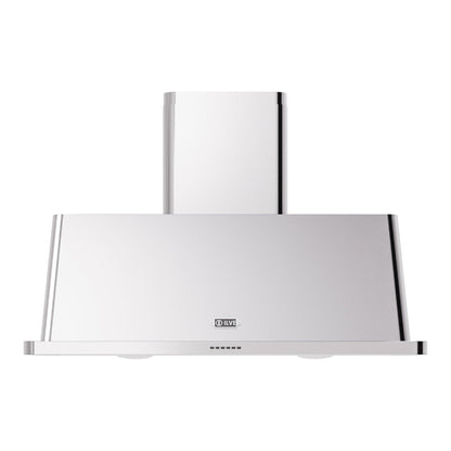 ILVE Majestic II 48-Inch Chimney Wall-Mount Ducted Range Hood, 850 CFM, Stainless Steel, UAM120SS